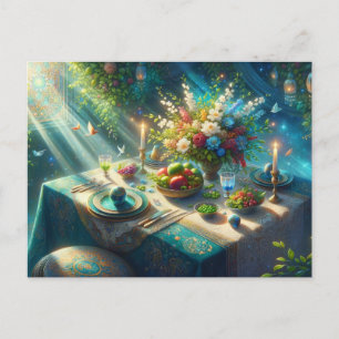 Mooie Nowruz tafel Briefkaart