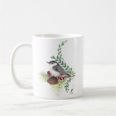 Mooie Nuthatch Bird Art Coffee Mok (Links)
