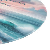 Mooie oceaan scène | Gepersonaliseerd Snijplank (Hoek)