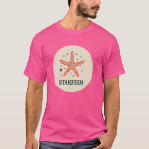 Mooie oceaan zeesterren kostuum voor volwassenen e t-shirt