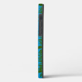 Mooie oceaanblauwe tropische vis onderwater Case-Mate iPhone case (Achterkant / Links)