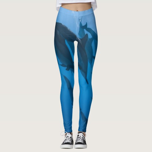 Mooie oceaancreaties leggings (Voorkant)
