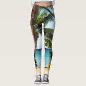 Mooie oceaancreaties leggings (Voorkant)