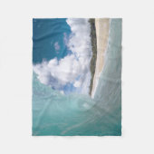 Mooie oceaangolfbreker fleece deken (Voorkant)