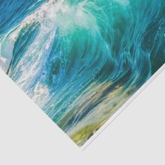 Mooie oceaangolven tissuepapier (Detail)