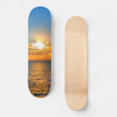 Mooie oceaanzonsondergang skateboard (Voorkant)