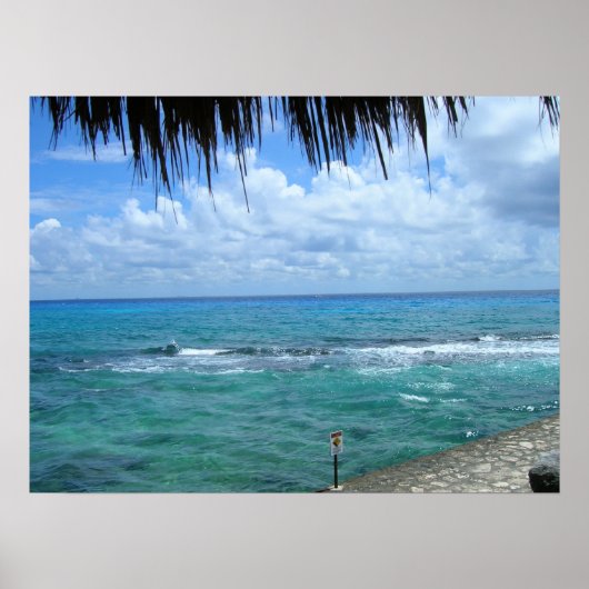 Mooie Oceanview Poster (Voorkant)