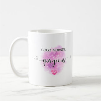 Mooie ochtend mok anniversarium cadeau voor haar