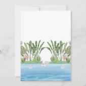 Mooie oerwoud River verjaardag Kaart (Achterkant)