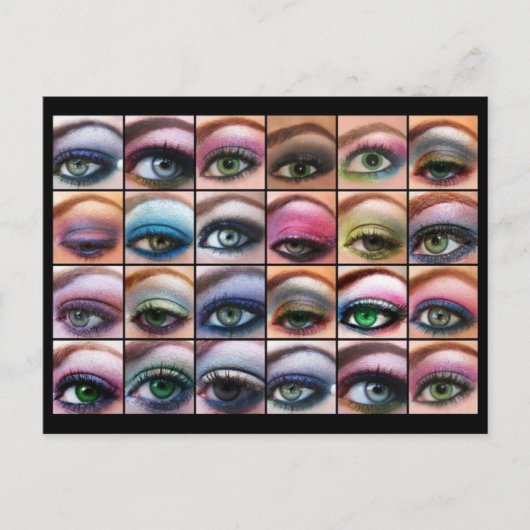 Mooie ogen briefkaart (Voorkant)