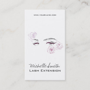 Mooie ogen Lash Extension Rozen Lash Extension Visitekaartje