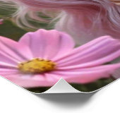 Mooie Oktoberfee in de kosmos Perfect Poster (Hoek)