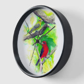 Mooie olietankers die vogels schilderen (Hoek)