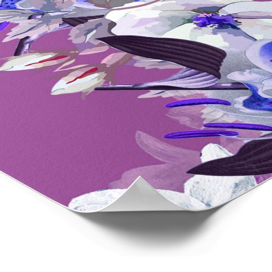 Mooie olievlekken en tiny Fl. Poster (Hoek)