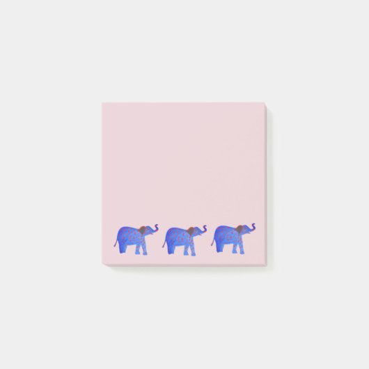 Mooie Olifant Tekening Post-it Notities Post-it® Notes (Voorkant)
