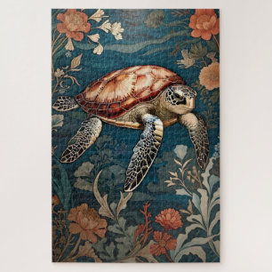 Mooie Onderwater Zee Schildpad Legpuzzel
