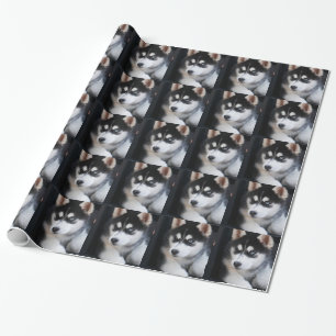 Mooie one Blue Eye Siberian Husky 2 Cadeaupapier