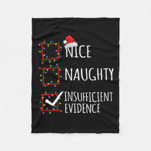 Mooie ontoereikende kerstlijst fleece deken