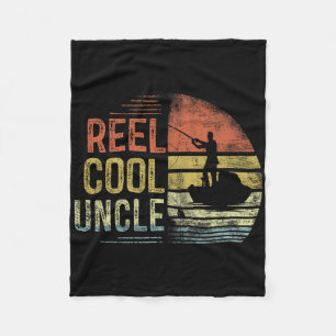 Mooie Oom Visgeschenken Oom Verjaardag Retro Fleece Deken