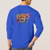 Mooie opbeurende Waterverf Fox T-shirt (Achterkant)