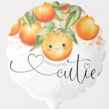 Mooie Oranje Citrus Baby Shower
