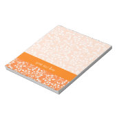 Mooie oranje en witte herfstbessen notitieblok (Gedraaid)