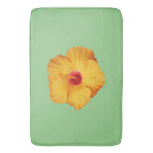 Mooie oranje hibiscus-bloem badmat (Voorkant Verticaal)