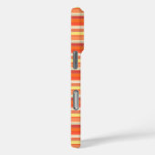 Mooie oranje rode strepen Case-Mate iPhone case (Achterkant / Rechts)