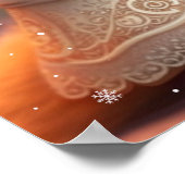 Mooie Oranje Vos in een gewaad Kunst Kinderkamer Poster (Hoek)