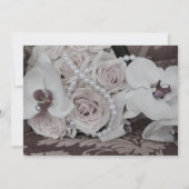 Mooie orchideeën en Rozen Kaart (Voorkant)