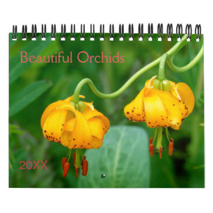 Mooie Orchideeën Natuur Fotografie Kalender