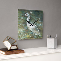 Mooie orebird Wading in water Art