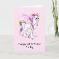 Mooie orn met regenboogmane Birthday