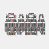 Mooie oude  boeken, boekenwerven bedankdoosjes (Uitgevouwen)