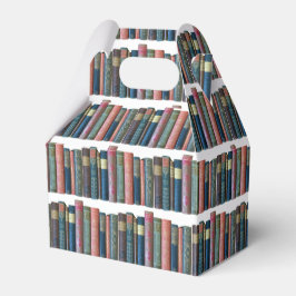 Mooie oude boeken, boekenwerven bedankdoosjes