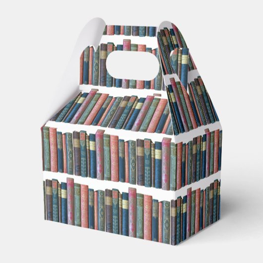 Mooie oude  boeken, boekenwerven bedankdoosjes (Voorkant Zijde)