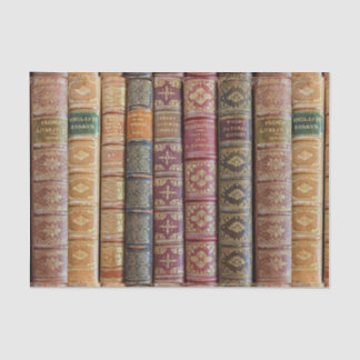 Mooie Oude Boekruggen Decoupage Tissuepapier