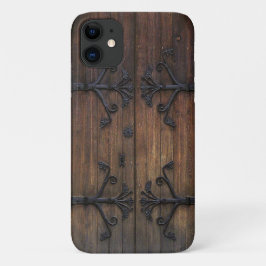 Mooie oude deur van Wooden iPhone 11 Hoesje