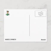 Mooie oude school Zeemeermin Briefkaart (Achterkant)