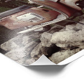 Mooie oude scooter Kodak professionele foto Afdruk (Hoek)