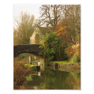 Mooie Oxford Canal Scene, Shipton op Cherwell. Foto Afdruk