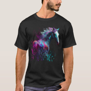 Mooie Paard Splash Equestrian Paardentrainer 2 T-shirt