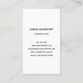 Mooie paarden in de Waterverf Visitekaartje (Achterkant)