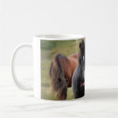 Mooie paarden met naam koffiemok (Links)