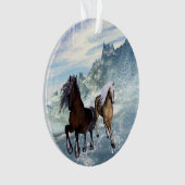 Mooie paarden ornament (voorkant)