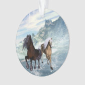 Mooie paarden ornament (voorkant)
