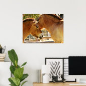 Mooie paarden poster (Thuiskantoor)
