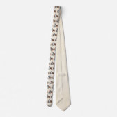 Mooie Paarden Western Boho Pattern Stropdas (Achterkant)