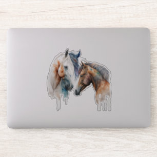 Mooie Paarden Western Boho stijl Sticker