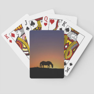 Mooie paardenspeelkaarten pokerkaarten